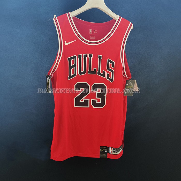 Maillot Chicago Bulls Michael Jordan NO 23 Icon Authentique Rouge
